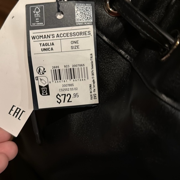 Piombo Elegant Black‎ Bucket Bag - Picture 6 of 6